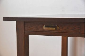 アンティーク家具　和製アンティーク　オーク材の特大作業台(ダイニングテーブル)