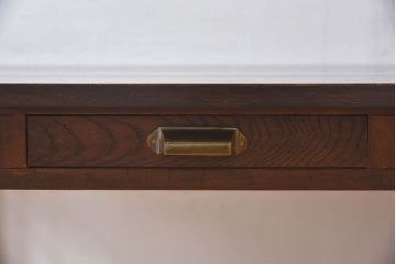 アンティーク家具　和製アンティーク　オーク材の特大作業台(ダイニングテーブル)