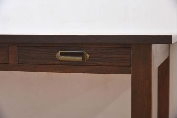 アンティーク家具　和製アンティーク　オーク材の特大作業台(ダイニングテーブル)