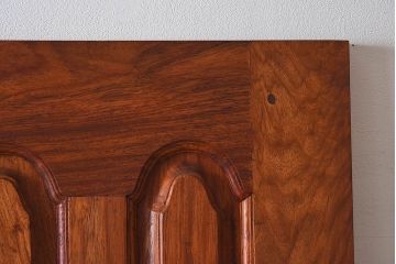 花梨無垢材　珍しいデザインのビンテージドア(扉、カリン)