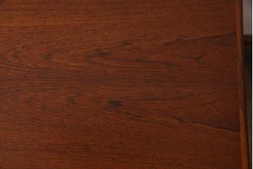 ヴィンテージ家具　北欧ビンテージ　チーク材　シンプルなキャスター付きトロリー(キッチンワゴン)