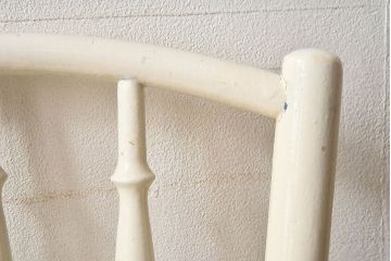 アンティーク家具　1940年代　オリジナルペイント　アンティークのベントウッドチェア(1)