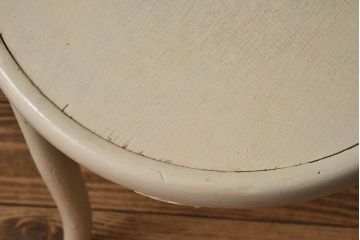 アンティーク家具　1940年代　オリジナルペイント　アンティークのベントウッドチェア(2)