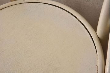 アンティーク家具　1940年代　オリジナルペイント　アンティークのベントウッドチェア(2)