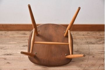 ヴィンテージ家具　ERCOL(アーコール)　英国ビンテージのシンプルなチェア(1)