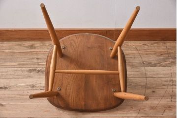 ヴィンテージ家具　ERCOL(アーコール)　英国ビンテージのシンプルなチェア(2)