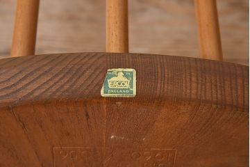ヴィンテージ家具　ERCOL(アーコール)　英国ビンテージのシンプルなチェア(2)
