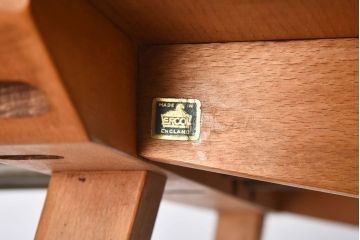 アンティーク家具　アーコール　楡材　シンプルなデザインのバタフライテーブル(エクステンションテーブル、ダイニングテーブル)