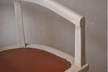アンティーク家具　1920年代　イギリスアンティーク　シンプルな回転チェア(回転椅子、イス、ダイニングチェア)(R-024870)