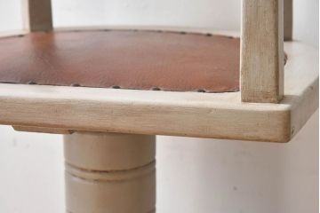 アンティーク家具　1920年代　イギリスアンティーク　シンプルな回転チェア(回転椅子、イス、ダイニングチェア)(R-024870)