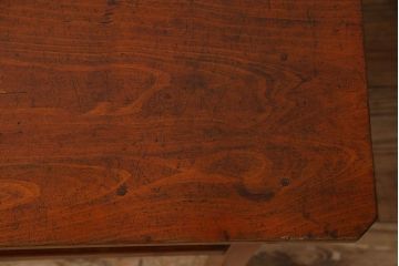 アンティーク家具　大正〜昭和期　ヒノキ材のシンプルな作業台(テーブル)