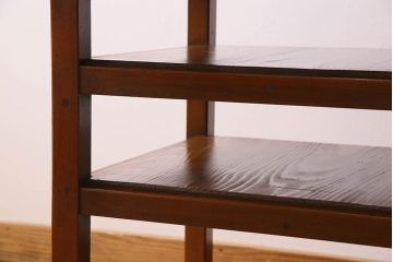 アンティーク家具　大正〜昭和期　ヒノキ材のシンプルな作業台(テーブル)