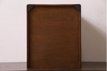 レトロ家具　昭和期　ナラ材製　レトロな小引き出し