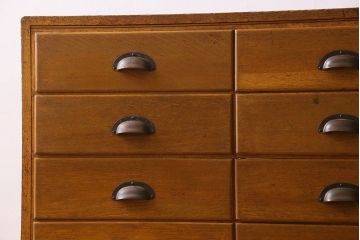 アンティーク家具　1960年頃　イギリスアンティーク　おしゃれなシャツケース(ガラスケース、ショーケース)