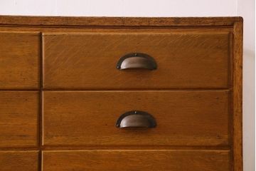アンティーク家具　1960年頃　イギリスアンティーク　おしゃれなシャツケース(ガラスケース、ショーケース)