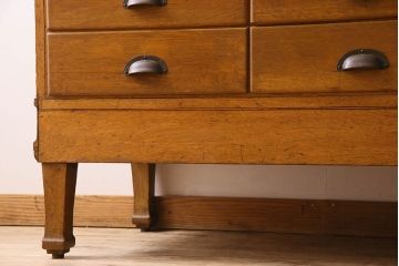 アンティーク家具　1960年頃　イギリスアンティーク　おしゃれなシャツケース(ガラスケース、ショーケース)