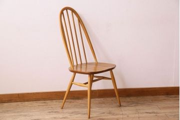 ヴィンテージ家具　ERCOL(アーコール)　英国ビンテージのシンプルなチェア(3)