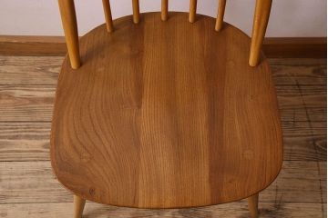 ヴィンテージ家具　ERCOL(アーコール)　英国ビンテージのシンプルなチェア(3)