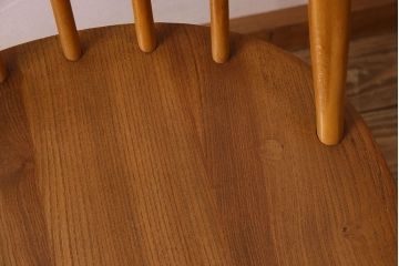 ヴィンテージ家具　ERCOL(アーコール)　英国ビンテージのシンプルなチェア(3)
