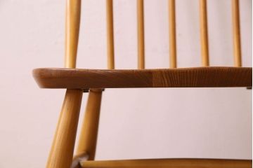 ヴィンテージ家具　ERCOL(アーコール)　英国ビンテージのシンプルなチェア(3)
