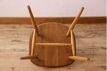 ヴィンテージ家具　ERCOL(アーコール)　英国ビンテージのシンプルなチェア(3)