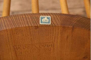 ヴィンテージ家具　ERCOL(アーコール)　英国ビンテージのシンプルなチェア(3)