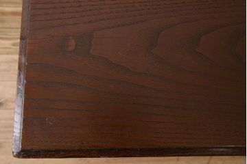 アンティーク家具　作業台付き　栗材　アンティークデスクサイドチェスト(小引き出し)