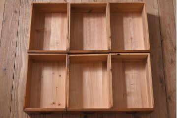 アンティーク家具　和製アンティーク　檜材製12杯引き出し(ドロワー、チェスト)(1)