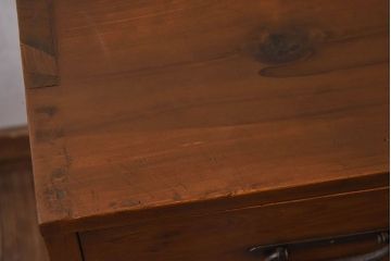 アンティーク家具　和製アンティーク　檜材製12杯引き出し(ドロワー、チェスト)(1)