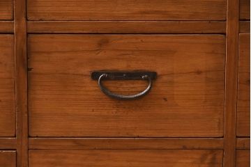 アンティーク家具　和製アンティーク　檜材製12杯引き出し(ドロワー、チェスト)(2)