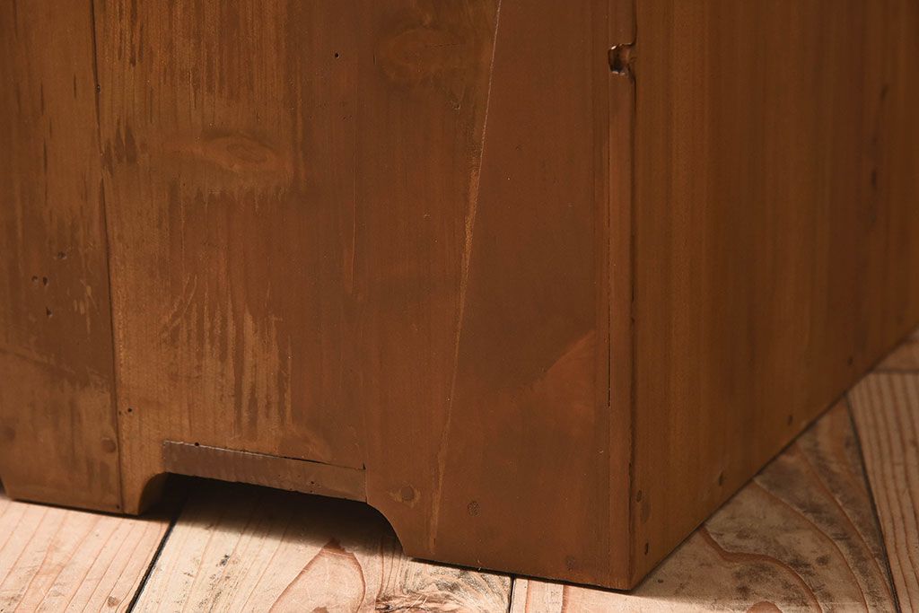 アンティーク家具　和製アンティーク　檜材製12杯引き出し(ドロワー、チェスト)(2)