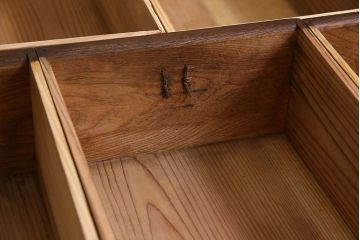 アンティーク家具　和製アンティーク　六尺　水屋箪笥ローボード(テレビ台、キャビネット、収納棚)