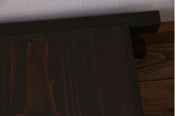 アンティーク家具　和製アンティーク　六尺　水屋箪笥ローボード(テレビ台、キャビネット、収納棚)