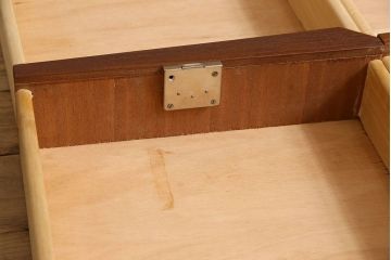 北欧家具　チーク材製　スタイリッシュなデザインの両袖机