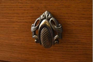 ヴィンテージ家具　イギリスビンテージ　オーク材製　小振りなチェスト(引き出し)