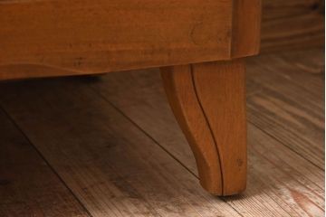 ヴィンテージ家具　イギリスビンテージ　オーク材製　小振りなチェスト(引き出し)