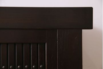 アンティーク家具　明治期　六尺　水屋箪笥ローボード(サイドボード、テレビ台、キャビネット、収納棚)