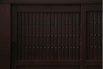 アンティーク家具　明治期　六尺　水屋箪笥ローボード(サイドボード、テレビ台、キャビネット、収納棚)