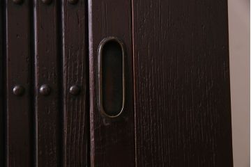 アンティーク家具　明治期　六尺　水屋箪笥ローボード(サイドボード、テレビ台、キャビネット、収納棚)