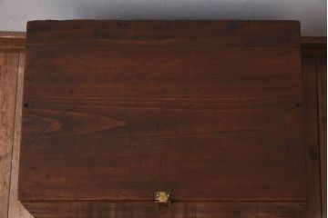 アンティーク雑貨　昭和レトロ　古い木のシンプルなアンティーク収納箱(収納ケース・小箱)