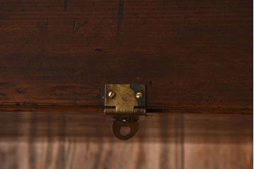 アンティーク雑貨　昭和レトロ　古い木のシンプルなアンティーク収納箱(収納ケース・小箱)