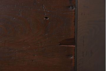 アンティーク雑貨　昭和レトロ　古い木のシンプルなアンティーク収納箱(収納ケース・小箱)