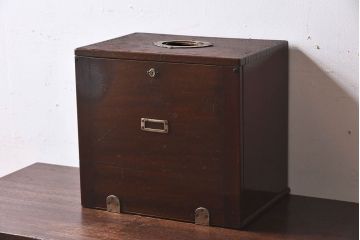 アンティーク家具　アンティーク　歯医者さんの古い往診箱(小引き出し、裁縫箱)