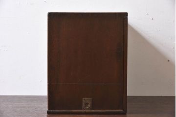 アンティーク家具　アンティーク　歯医者さんの古い往診箱(小引き出し、裁縫箱)