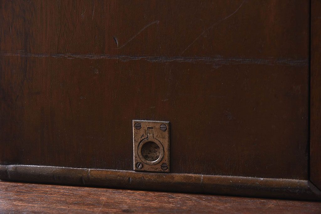 アンティーク家具　アンティーク　歯医者さんの古い往診箱(小引き出し、裁縫箱)