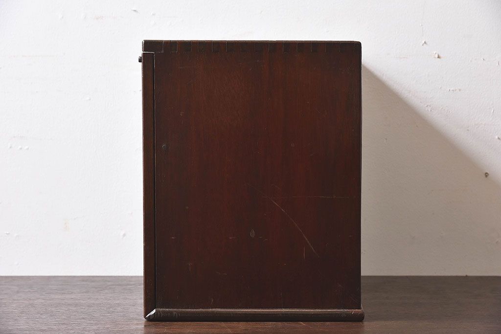 アンティーク家具　アンティーク　歯医者さんの古い往診箱(小引き出し、裁縫箱)