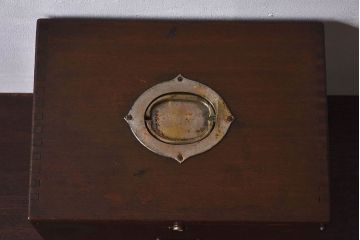 アンティーク家具　アンティーク　歯医者さんの古い往診箱(小引き出し、裁縫箱)