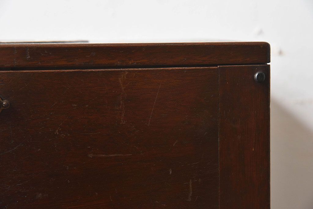 アンティーク家具　アンティーク　歯医者さんの古い往診箱(小引き出し、裁縫箱)