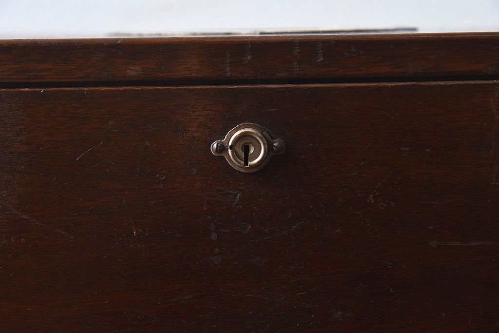 アンティーク家具　アンティーク　歯医者さんの古い往診箱(小引き出し、裁縫箱)