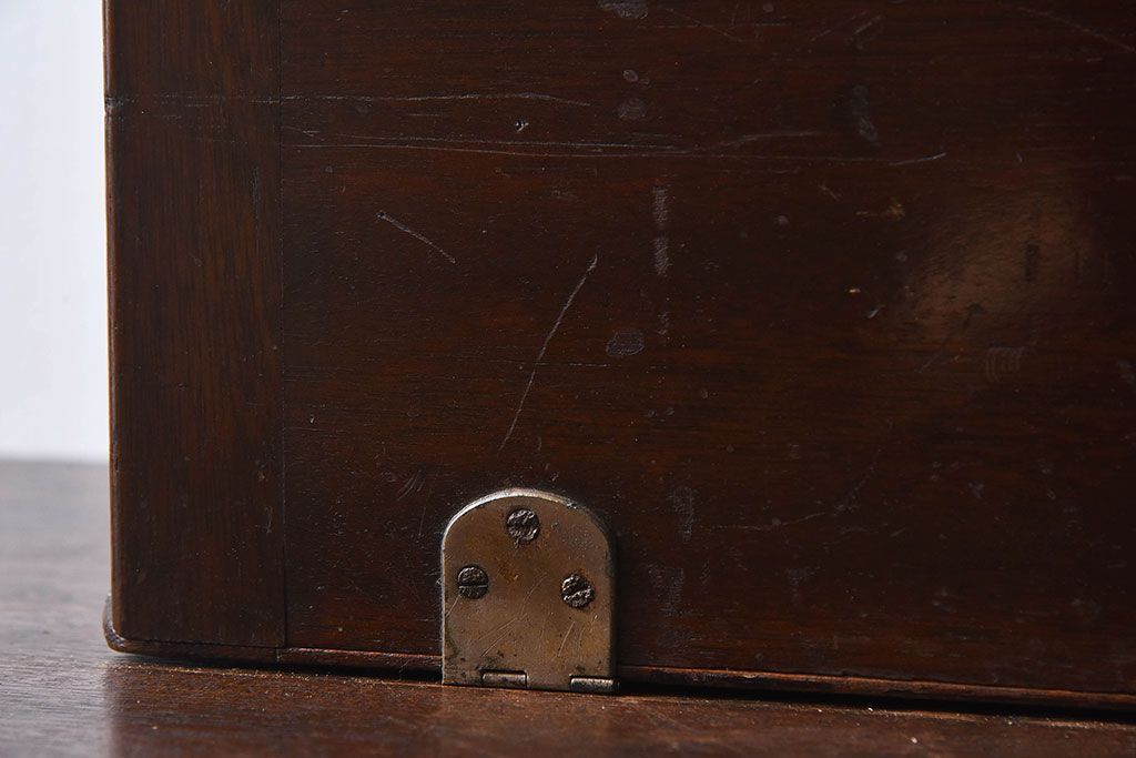 アンティーク家具　アンティーク　歯医者さんの古い往診箱(小引き出し、裁縫箱)